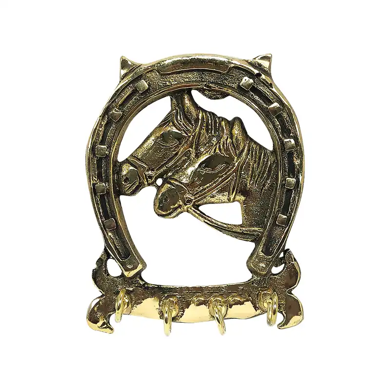 جاکلیدی برنجی مدل نعل و اسب