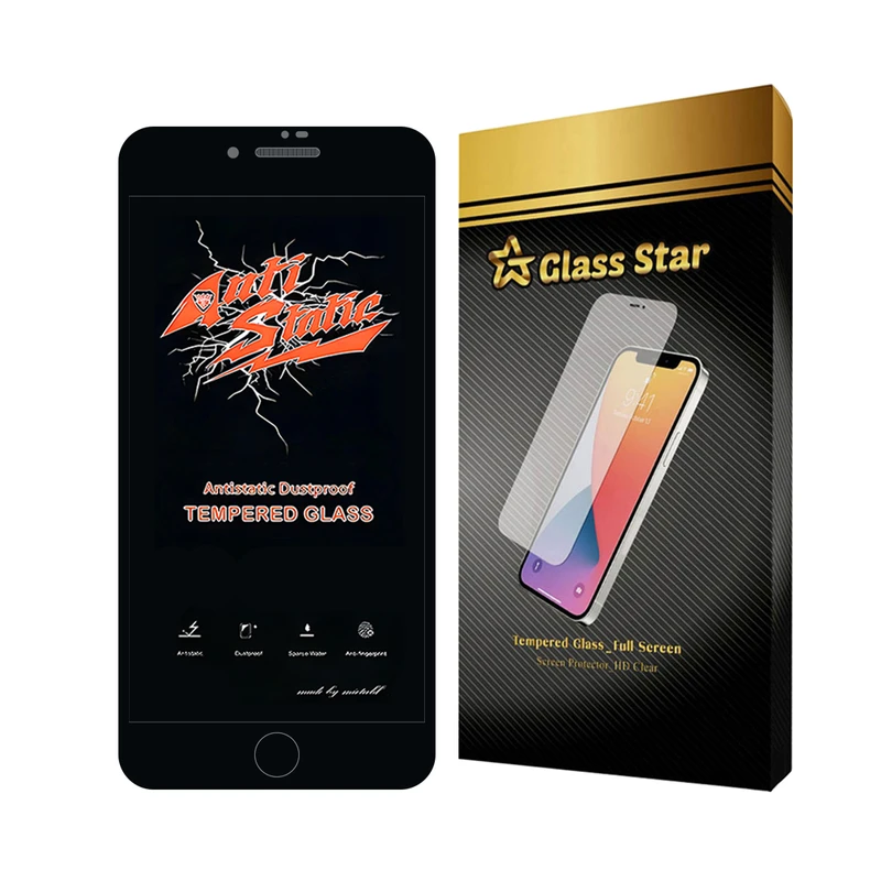 محافظ صفحه نمایش آنتی استاتیک گلس استار مدل ANTIDUSTSNW مناسب برای گوشی اپل iPhone 8 Plus