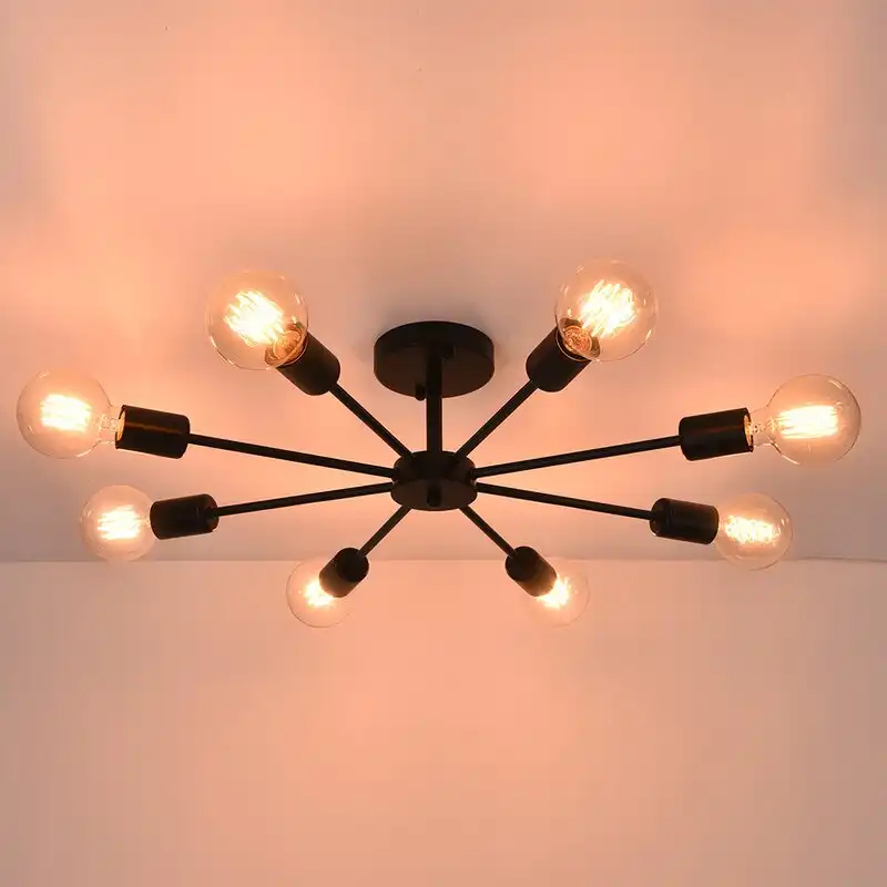 چراغ آویز سقفی مدل مدرن هشت شعله