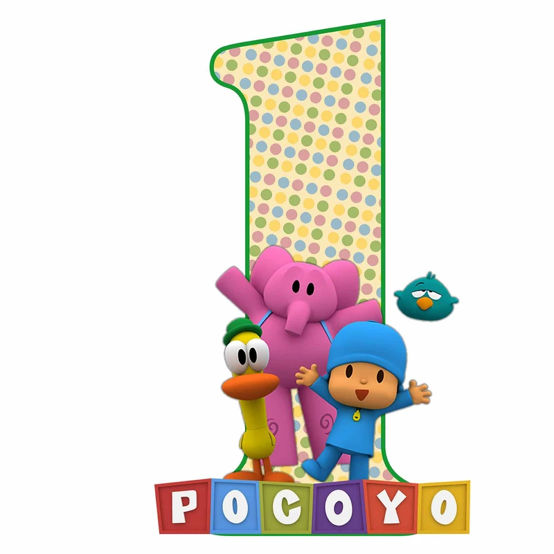    استند رومیزی تولد مدل عدد 1 طرح پوکویو کد 661