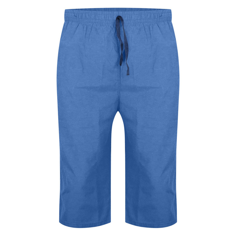 شلوارک مردانه مدل کتان صابونی