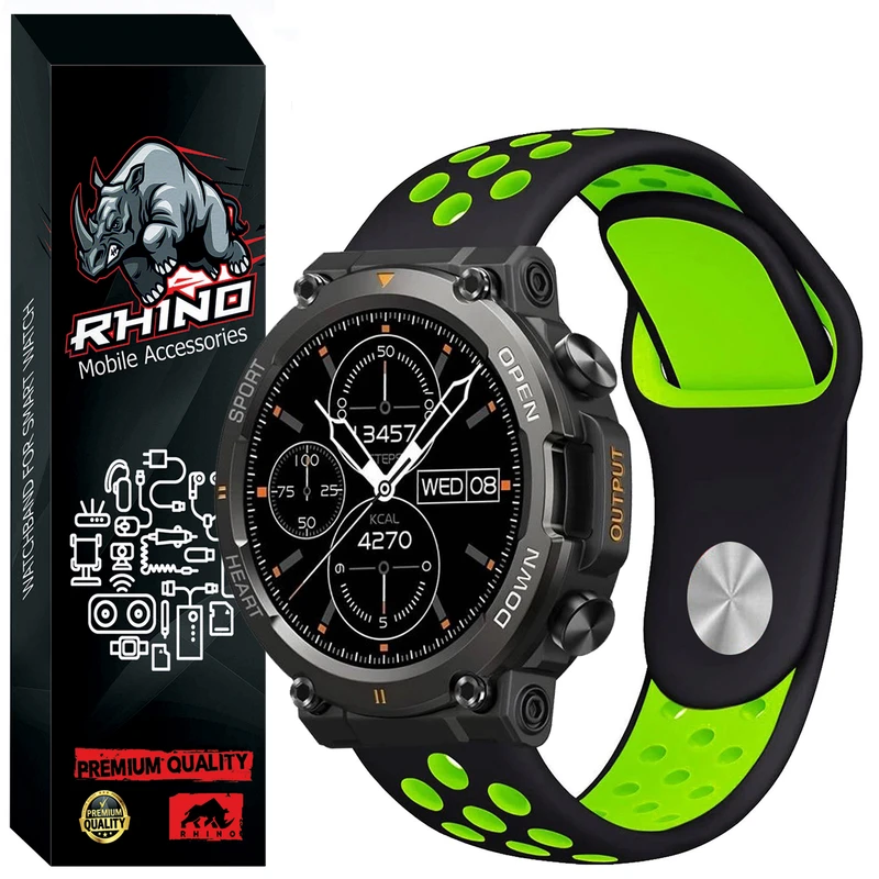 بند راینو مدل Nik مناسب برای ساعت هوشمند اسمارت واچ K59 Pro - 2024