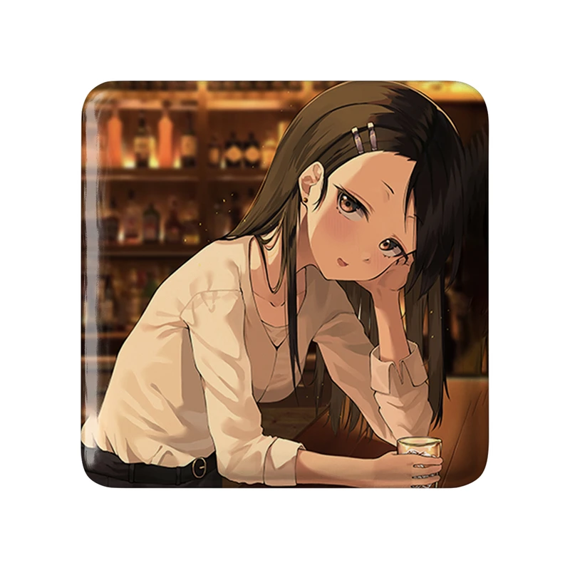 مگنت خندالو طرح ناگاتارو انیمه ناگاتورو مدل مربعی کد 34018