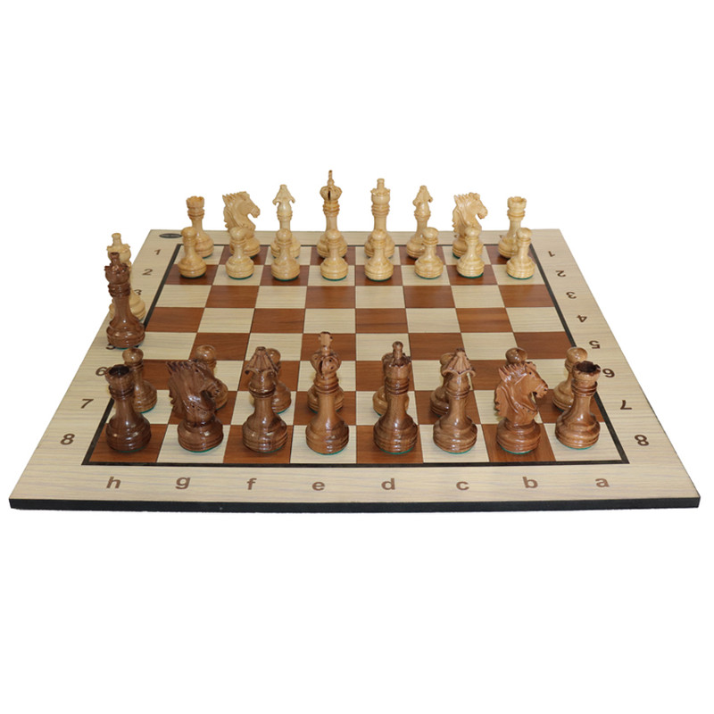 صفحه و مهره شطرنج مدل سلطنتی کد C