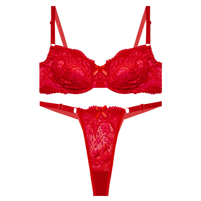 ست شورت و سوتین زنانه ژوبین مدل توری کد 13554