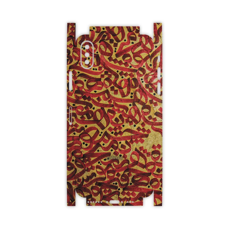 برچسب پوششی ماهوت مدل Nastaliq-6-FullSkin مناسب برای گوشی موبایل اپل iPhone Xs
