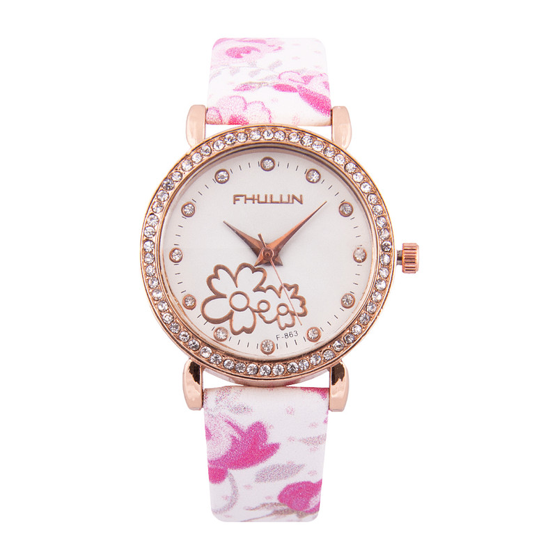 ساعت مچی عقربه ای دخترانه کد A154 ساعت مچی عقربه ای دخترانه کد A154