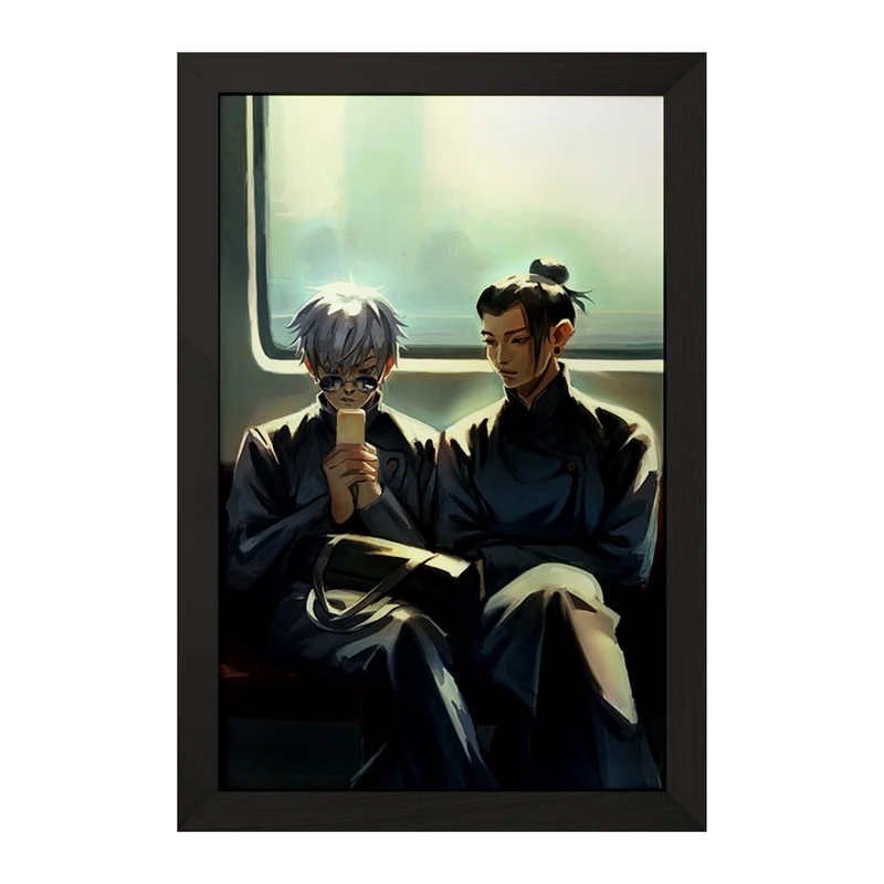 تابلو خندالو مدل انیمه جوجوتسو کایزن کد F1850