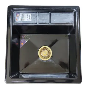 سینک ظرفشویی گرانیت توکار یک لگنه پارادایز مدل ITALY-451-BAKlil