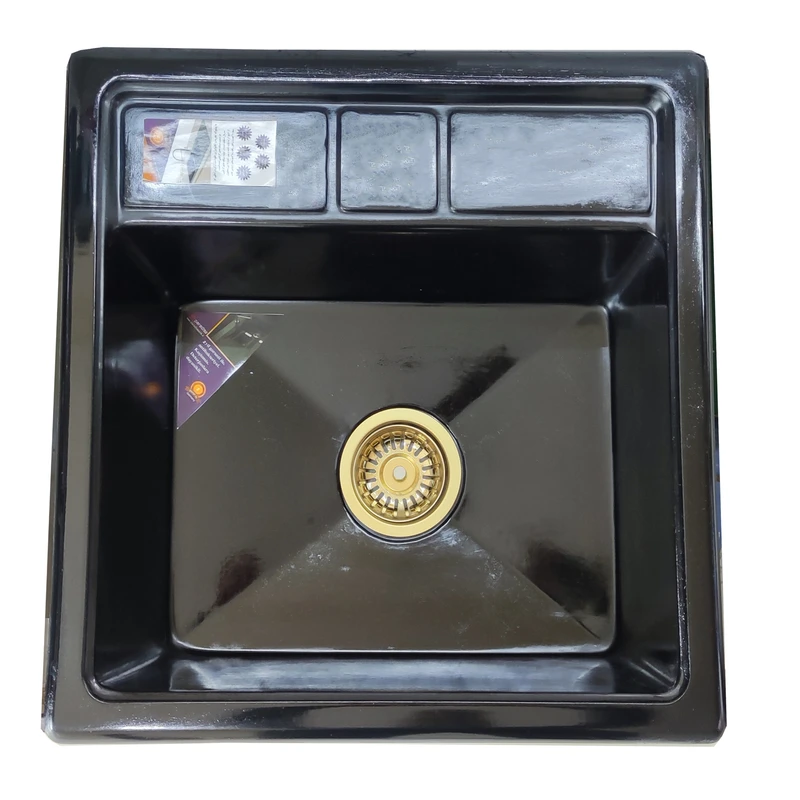 سینک ظرفشویی گرانیت توکار یک لگنه پارادایز مدل ITALY-451-BAKlil