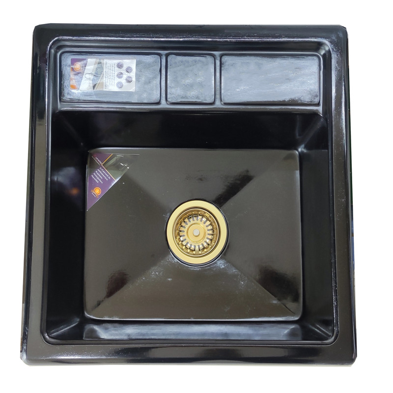 سینک ظرفشویی گرانیت توکار یک لگنه پارادایز مدل ITALY-451-BAKlil