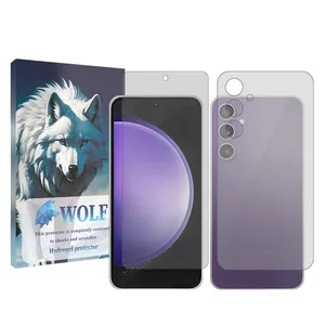 Wolf Tough model transparent Screen Protector Suitable for Samsung Galaxy S23 FE Mobile Phone with Back Protector
