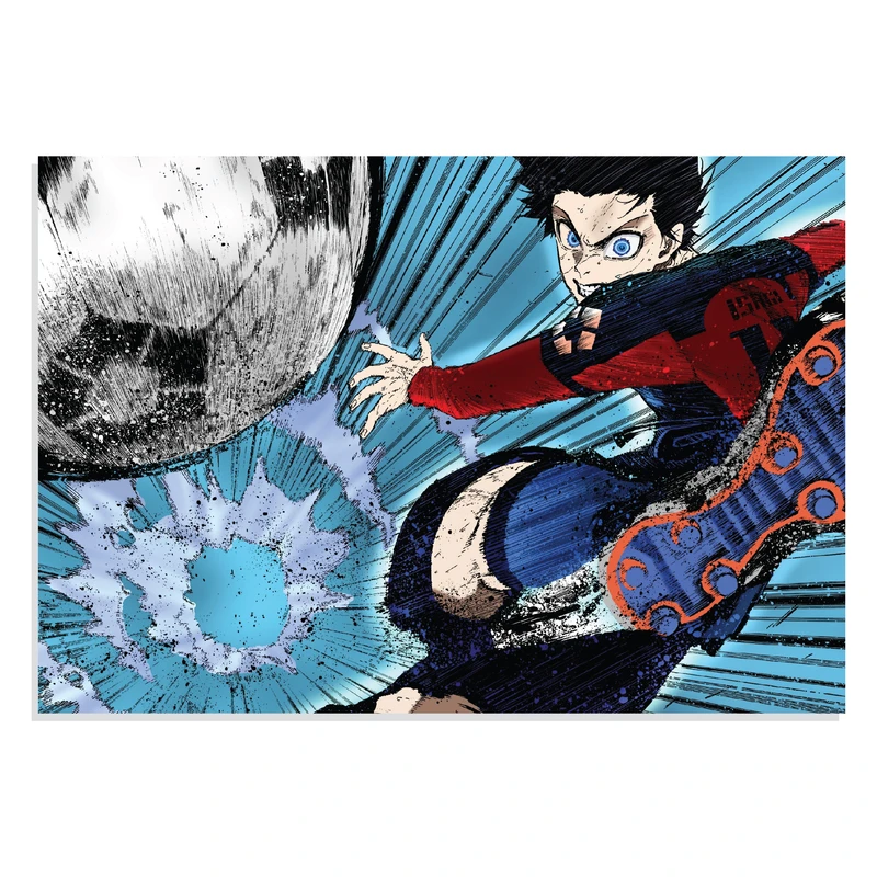 پوستر طرح انیمه قفل آبی Blue Lock Anime مدل NV0509
