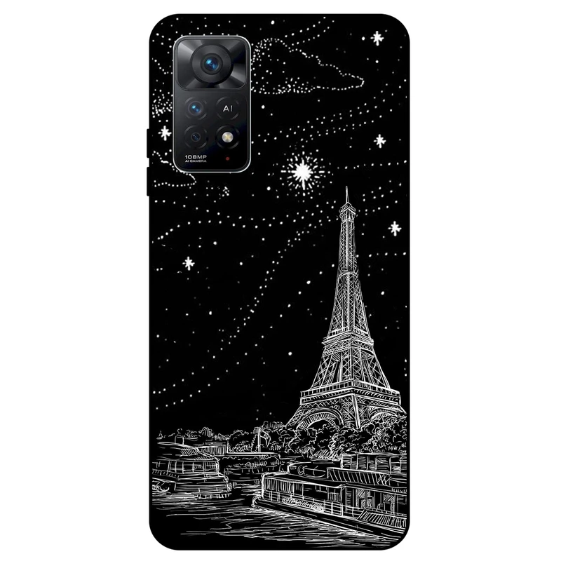 کاور مگافون طرح ایفل مدل 8107 مناسب برای گوشی موبایل شیائومی Redmi Note 11 Pro 4G / 5G