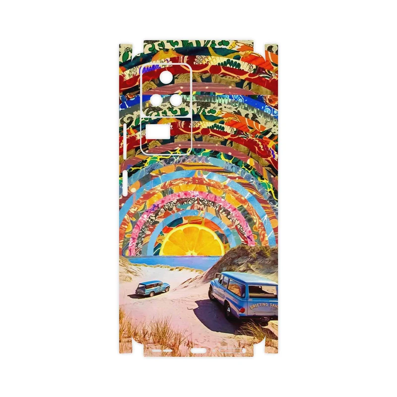 برچسب پوششی ماهوت مدل Collage of Orange Sky-FullSkin مناسب برای گوشی موبایل شیائومی Poco F4 5G