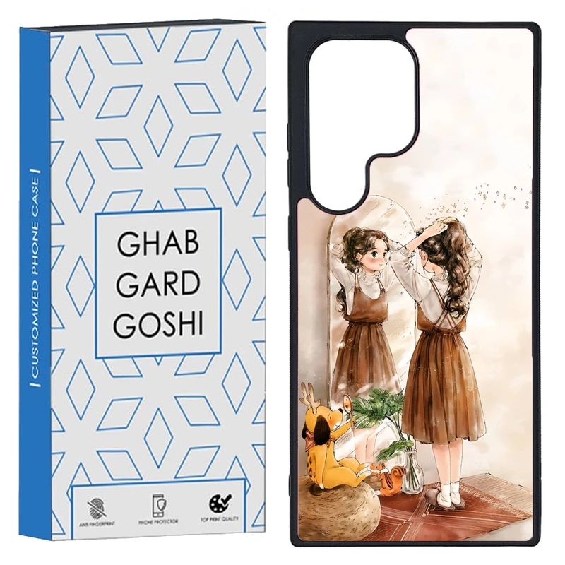 کاور قاب گارد گوشی طرح دخترانه کد TPU-019 مناسب برای گوشی موبایل سامسونگ Galaxy S23 Ultra