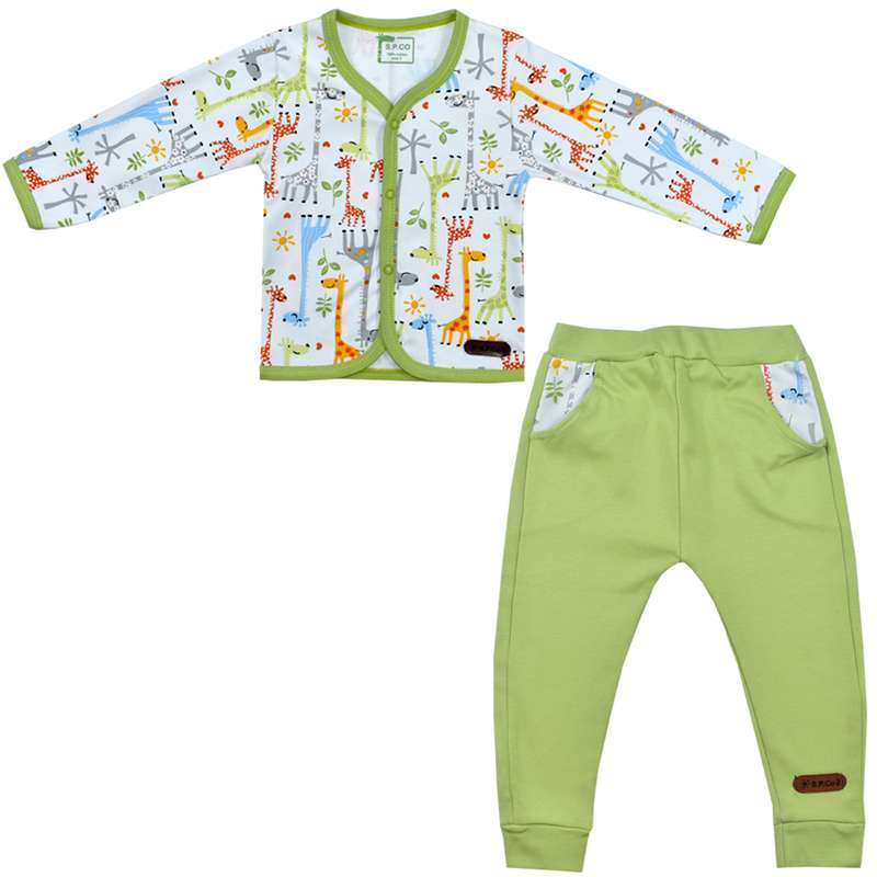 ست شومیز و شلوار نوزادی اسپیکو مدل سانی