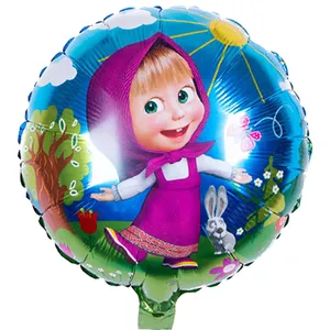 بادکنک فویلی مسترتم طرح ماشا و میشا پلاس