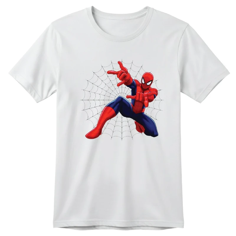 تی‌شرت آستین کوتاه بچگانه مدل مرد عنکبوتی کد v5 