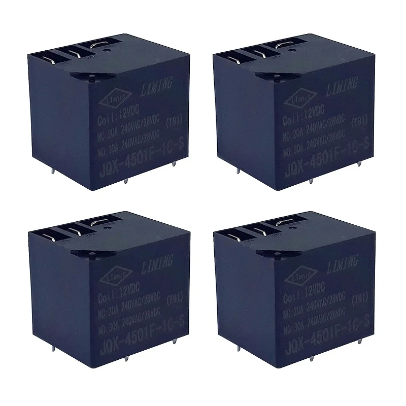 رله لیمینگ مدل JQC-4501F بسته 4 عددی