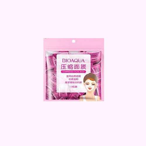 قرص ماسک ورقه ای صورت بایو آکوا مدل F002 بسته 100 عددی 