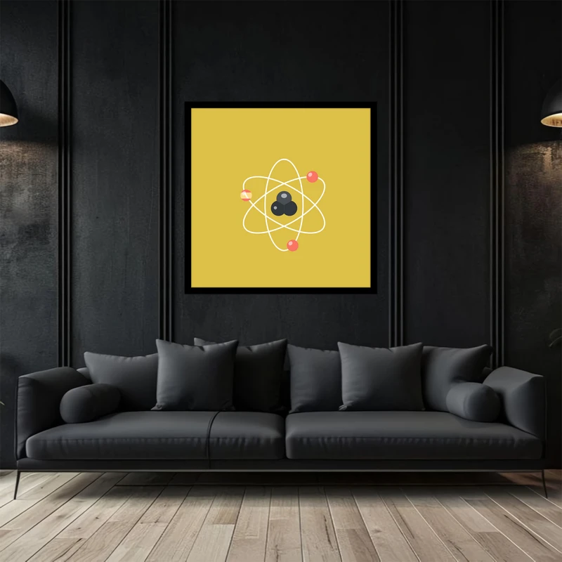 تابلو بکلیت طرح علم و دانش و تکنولوژی انرژی هسته ای و اتمی مدل B-bu5144