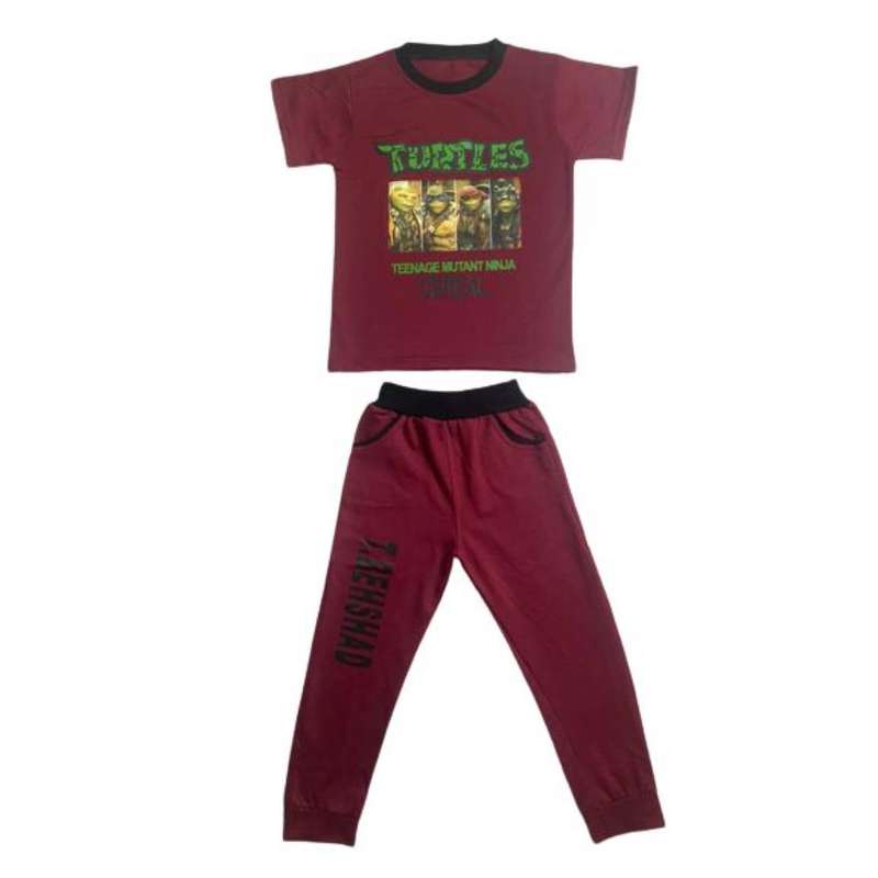 ست تی شرت و شلوار پسرانه مدل 464