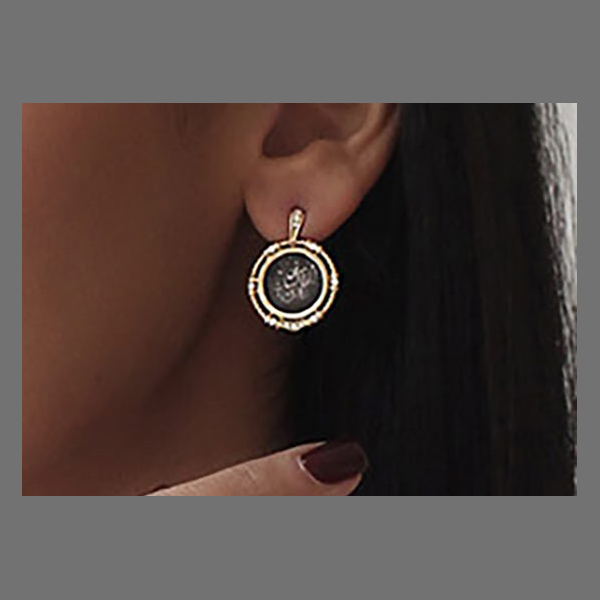 گوشواره طلا 18 عیار زنانه کیا گالری مدل AE349