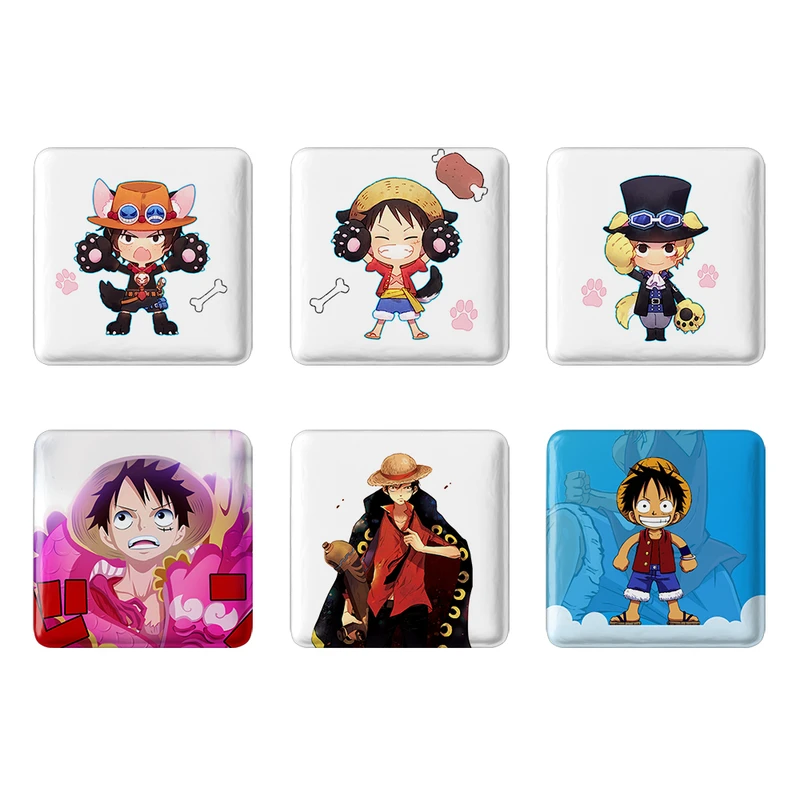 مگنت خندالو طرح انیمه وان پیس One Piece کد 939A مجموعه 6 عددی