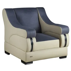 مبل راحتی یک نفره چشمه نور کد MA-406/1-CR-DBL