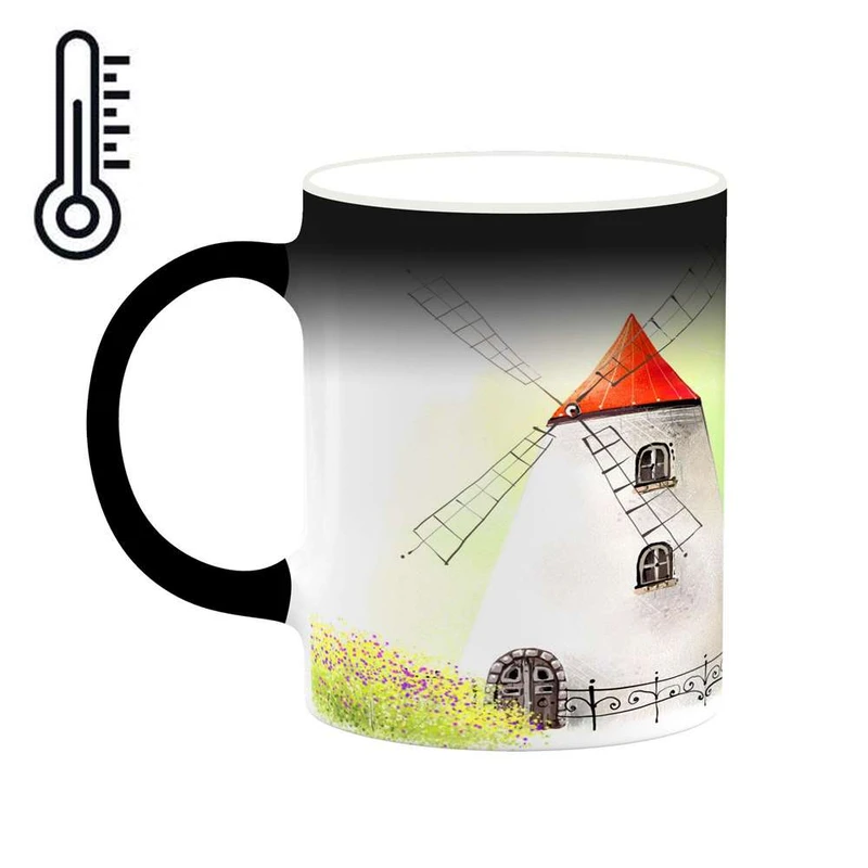 ماگ حرارتی کاکتی مدل دنیای فانتزی کد mgh18650