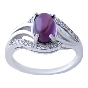    انگشتر نقره زنانه بازرگانی میلادی کد AWR-481