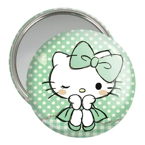 آینه جیبی خندالو مدل هلو کیتی Hello Kitty  کد 2466