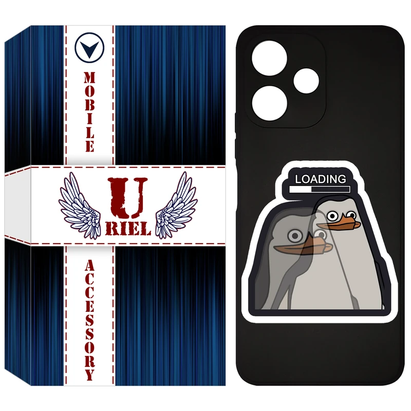 کاور یوریل مدل KSH کد 84 طرح Loading مناسب برای گوشی موبایل شیائومی Redmi 12 5G / Note 12R / Poco M6 Pro 5G