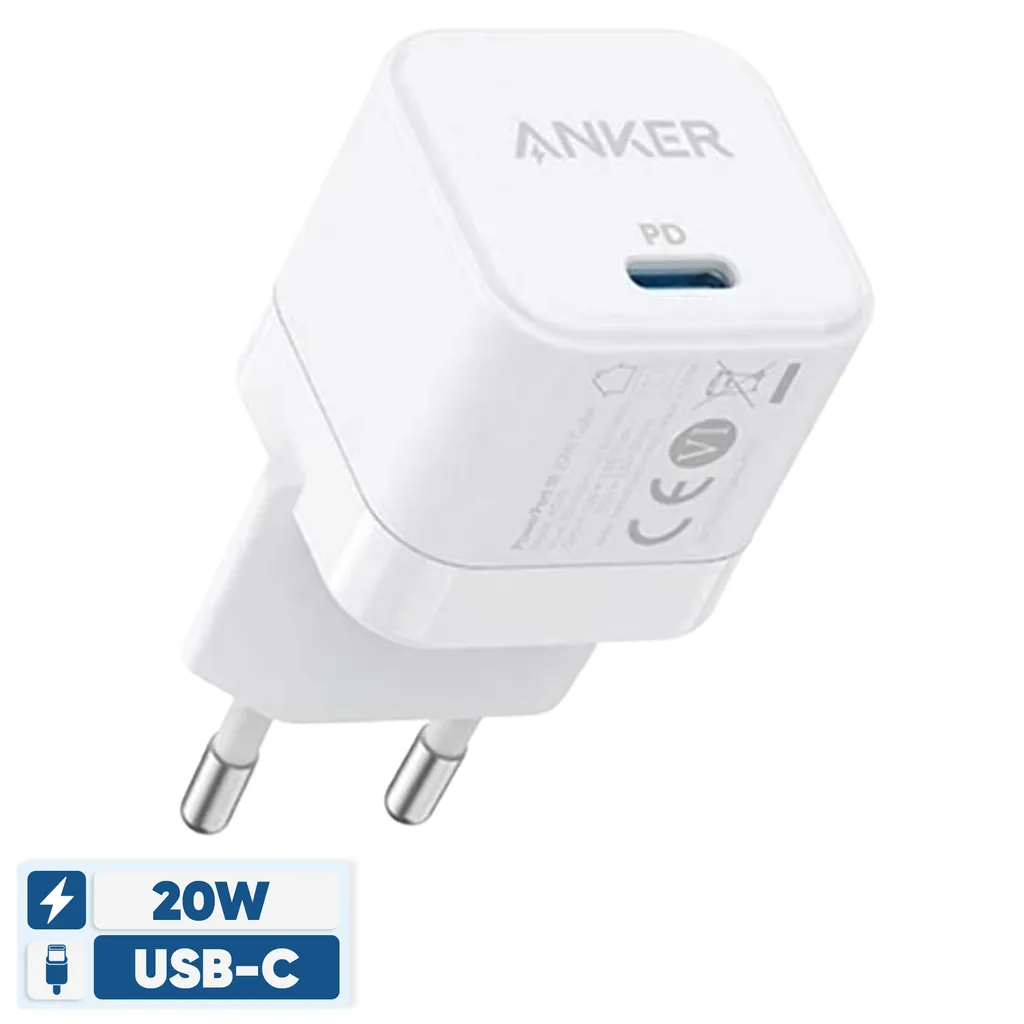 شارژر دیواری 20 وات انکر مدل PowerPort III A2149 Cube