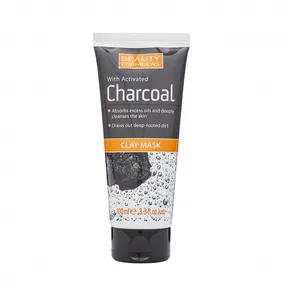 ماسک صورت بیوتی فرمولاز مدل charcoal c حجم 100 میلی لیتر