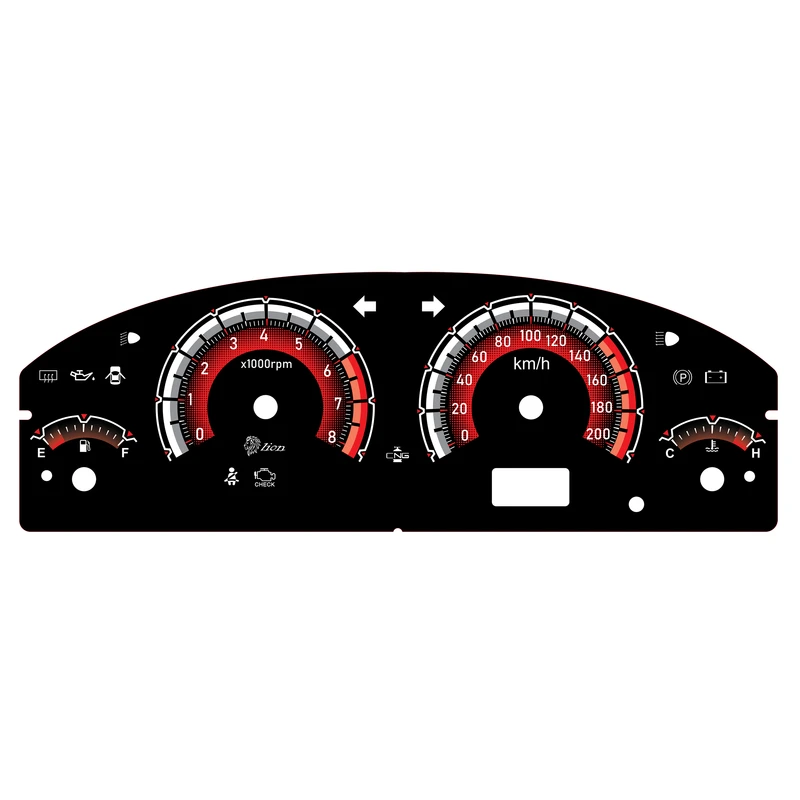صفحه کیلومتر لیون کد 01 مناسب برای پیکان