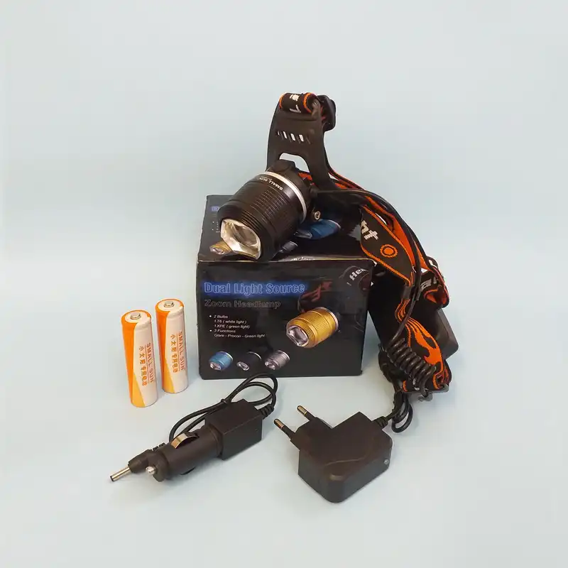 چراغ پیشانی اسمال سان مدل Dual Light UV