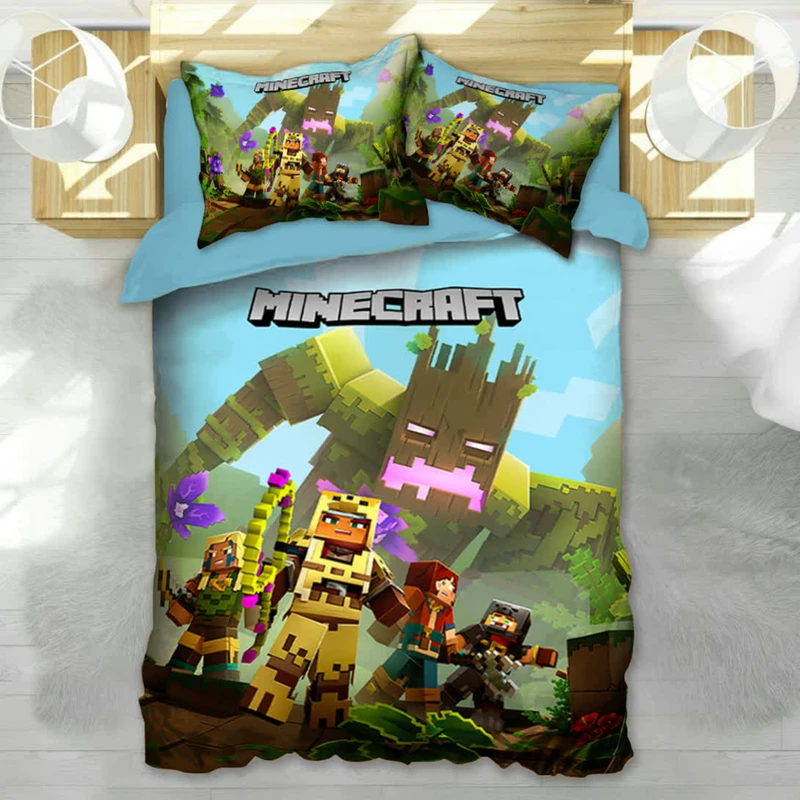 سرویس خواب یک نفره 4 تکه مدل ماینکرافت کد 22