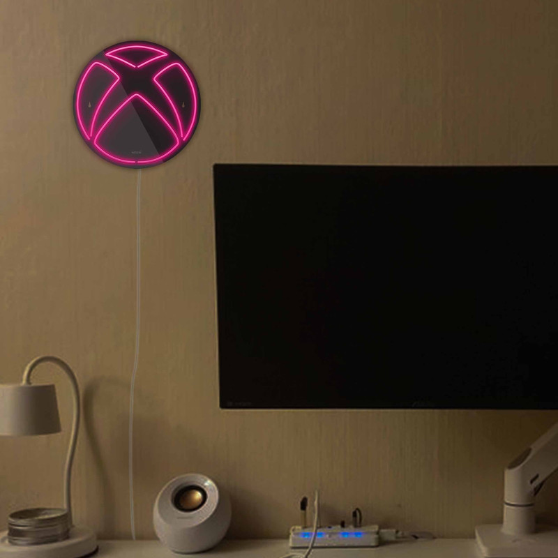 چراغ دیواری نئون دیزاین مدل Xbox-BL_PN