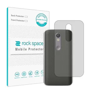 Transparent Rockspace HyGEL phone back protector suitable for Motorola Moto X Force mobile phone