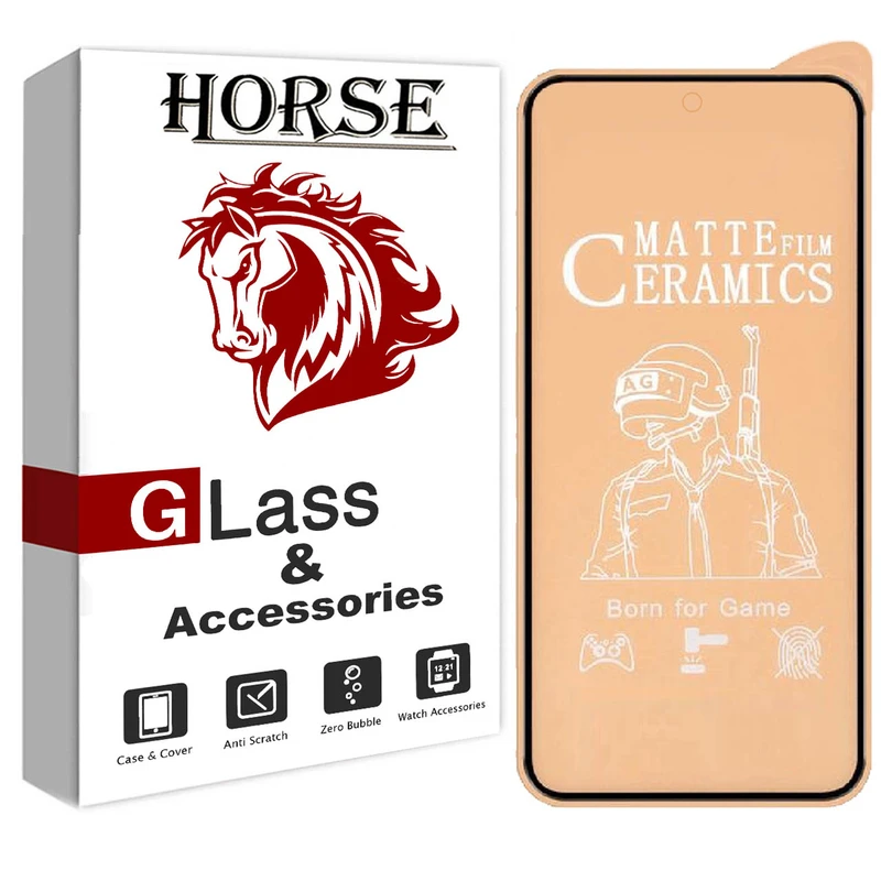  محافظ صفحه نمایش سرامیکی مات هورس مدل CMT مناسب برای گوشی موبایل شیائومی Redmi Note 12 Pro Plus