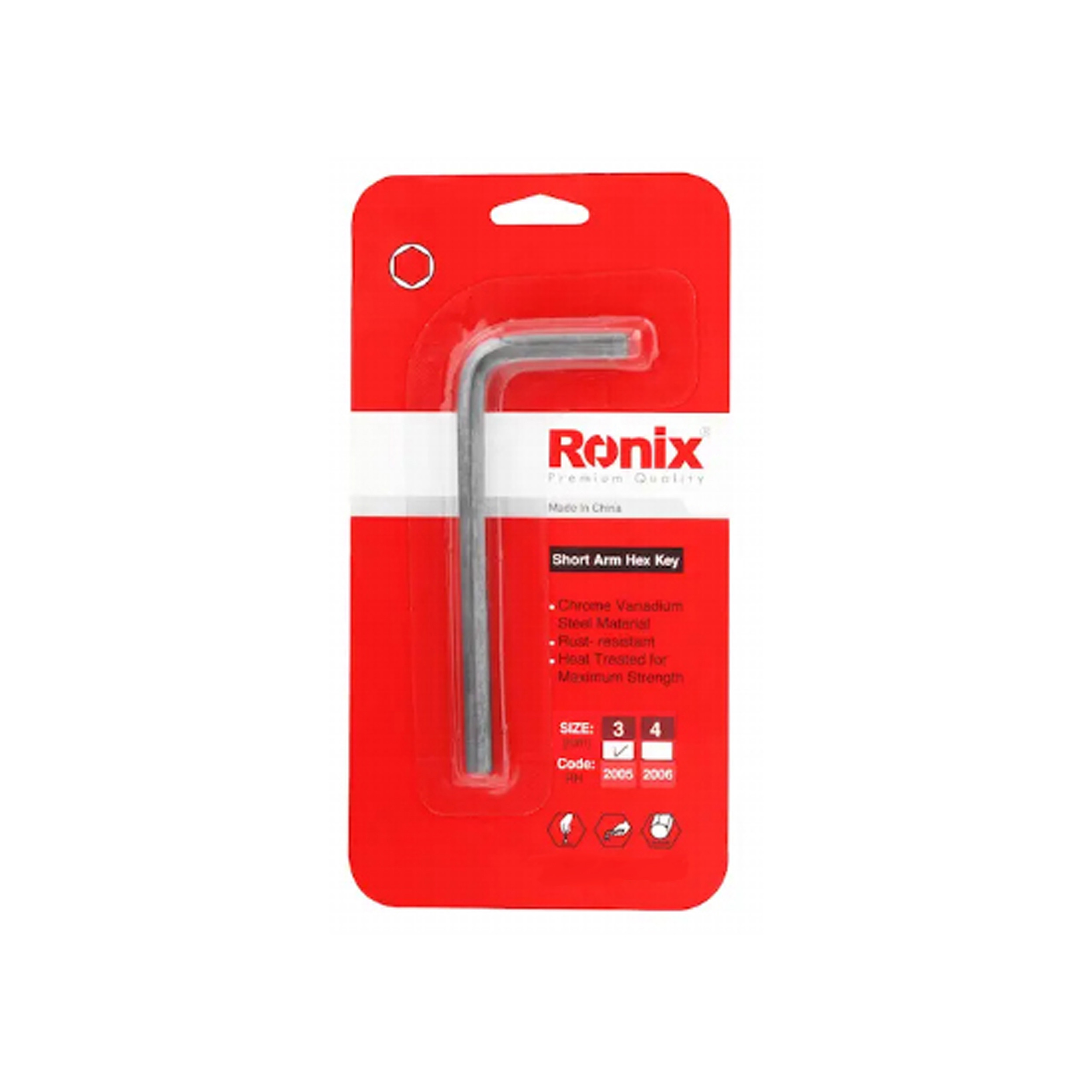 آچار آلن رونیکس مدل RH-2003 سایز 3 میلی متر