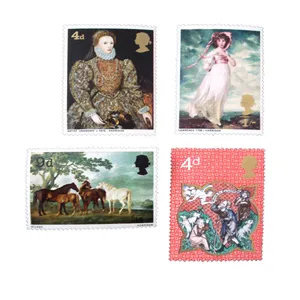 تمبر یادگاری مدل نقاشی کد DS2506 مجموعه 4 عددی