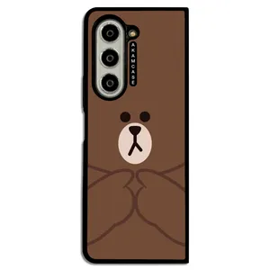 AKAM AMCWSGZFOLD5-BROWN1 Cover For Samsung Galaxy Z Fold 5