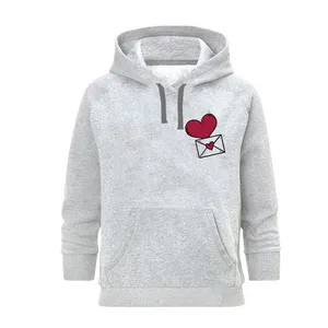 هودی زنانه مدل love کد J232 رنگ طوسی