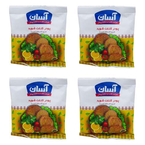  پودر کتلت گیاهی شوید آسان - 110 گرم بسته 4 عددی