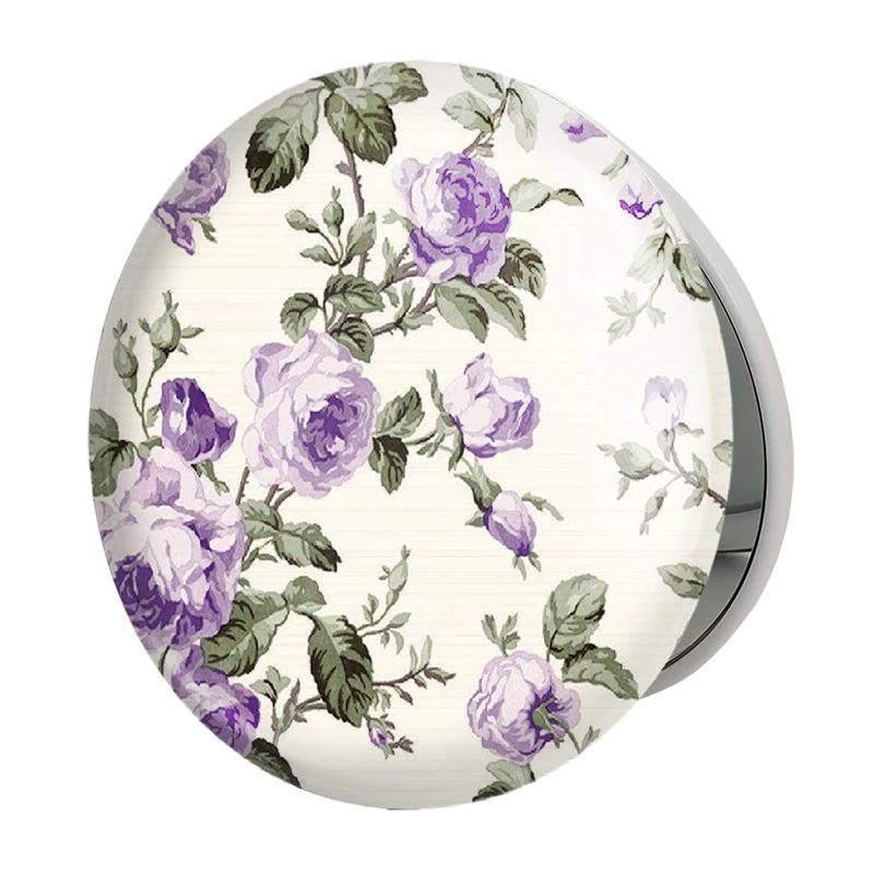 آینه جیبی خندالو طرح گل گلی مدل تاشو کد 29041