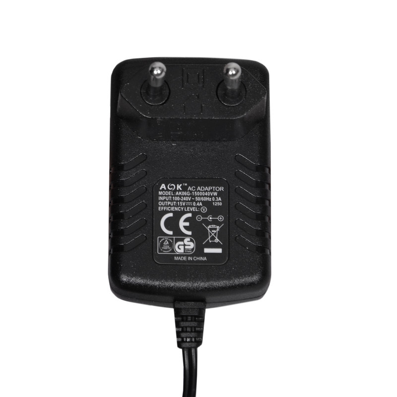 آداپتور 15 ولت 0.4آمپر آوک مدل ak006g آداپتور 15 ولت 0.4آمپر آوک مدل ak006g