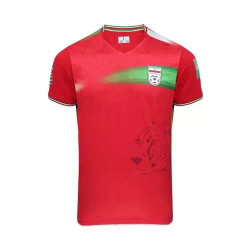 تی شرت آستین کوتاه ورزشی مردانه مدل دوم تیم ملی ایران 2022 World Cup